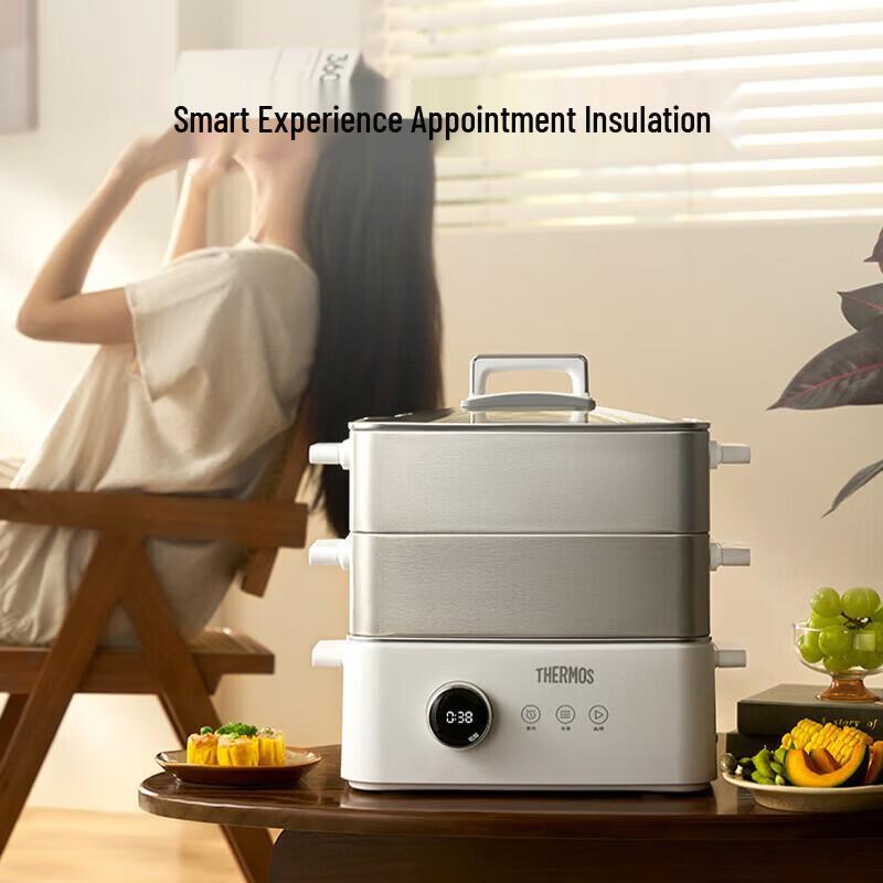 THERMOS Multi-function Electric Steamer Pot CN plug (adapter included)