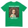 Teacher You Rushed Through Your Test Day Doll Face Meme Tshirt