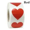 500pcs/roll Heart Stickers Wedding Gift Decoration Sticker