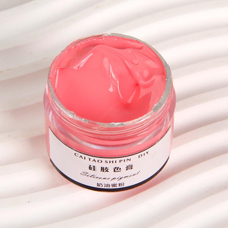 30g Silicone Color Paste Shiny Oily Macaron Paint Manual Diy Pinching AB Silicone Coloring