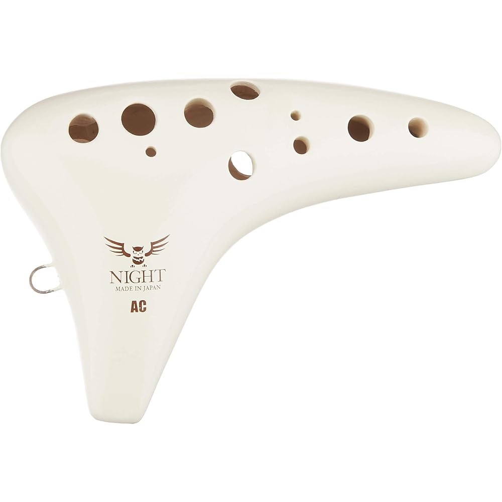 NIGHT Ocarina Classic Series ACI Alto C Ivory with Case