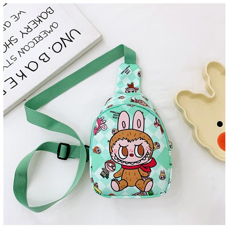 Chest Children Bag Cartoon Anime Shoulder Bags Adjustable Strap Shoulder