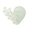 Beautiful 3D Heart Die Cut for Butterfly Craft Stencil Reusable Embossing Template for Card Scrapbook Card Making Decora