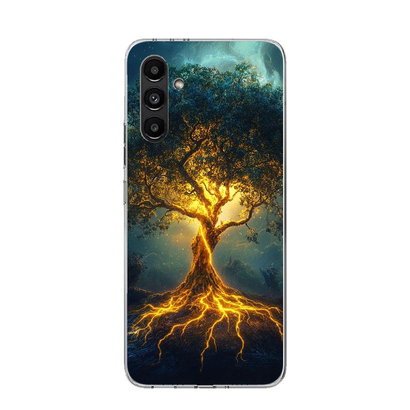 Tree of Life Space Phone Case For Samsung Galaxy A16 A26 A36 A56 A15 A14 A13 A55 A54 A53 A35 A34 A33 A25 A24 A23 A05S A04S A03S