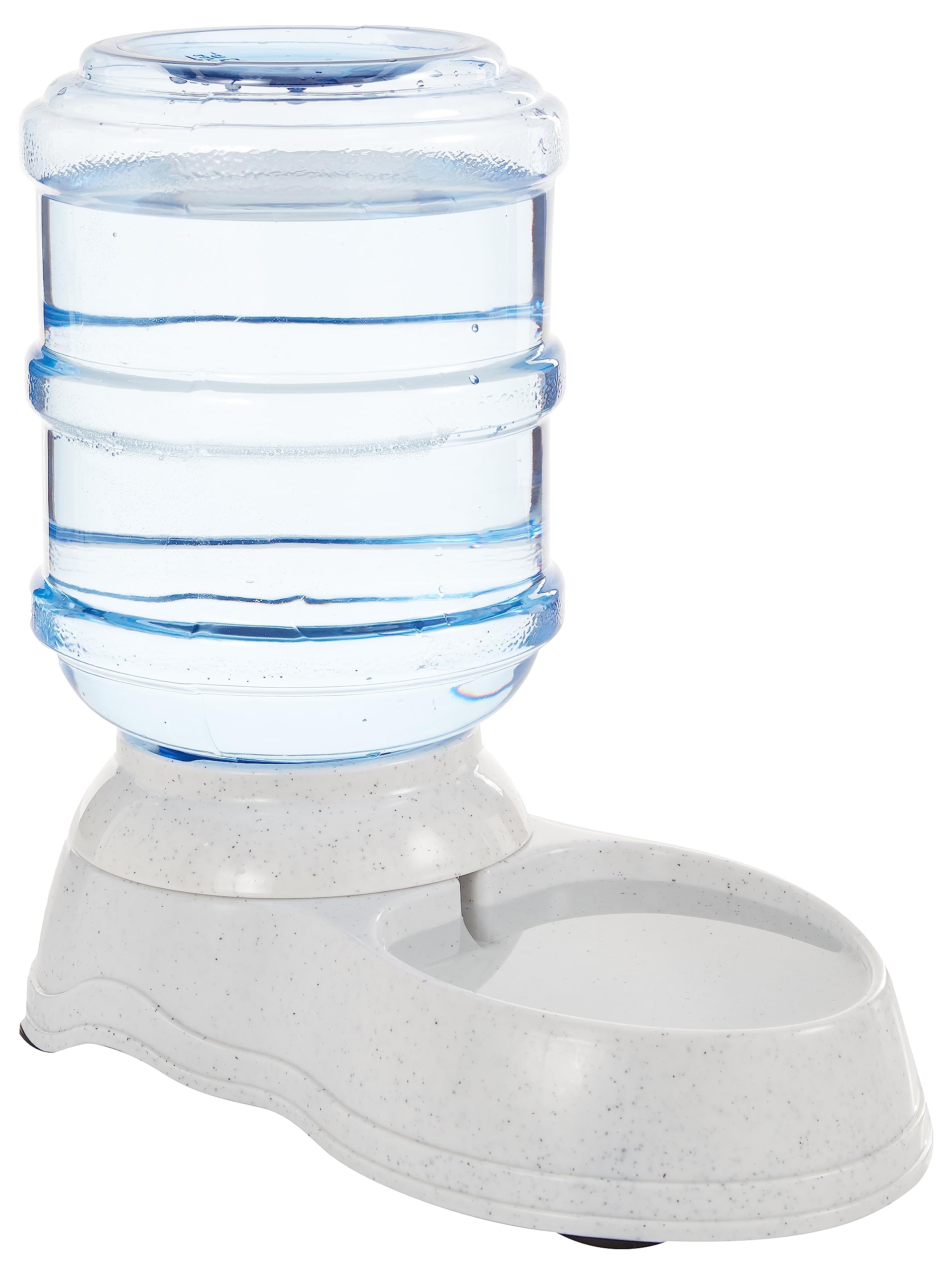 

Amazon Basic Automatic Pet Waterer, Gravity-Fed, Small, 3.8 L, Gray