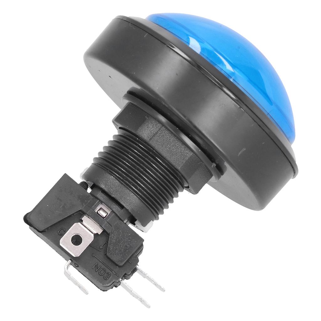 60mm Big Convex Button 2‑Foot Button with LED Light for Crane Machine Game Console