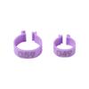 100pcs Portable Poultry Leg Tags Mixed Colour Bird Leg Sign Rings  Chicken Identification