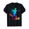 Cool Soccer for Men Youth Soccer Lover Player T-Shirt, Classic Retro Style, Round Neck Short Sleeves.