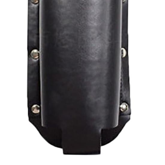 Beer Holster Belt Waist Bag Faux Leather Beer Holder Travel Pouch Soda Beer Bottle Holder for Picnic Beach BBQ Camping