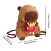 Capybara Backpack for Kids Girls Plush Toy Travel Vacation Birthday Gift