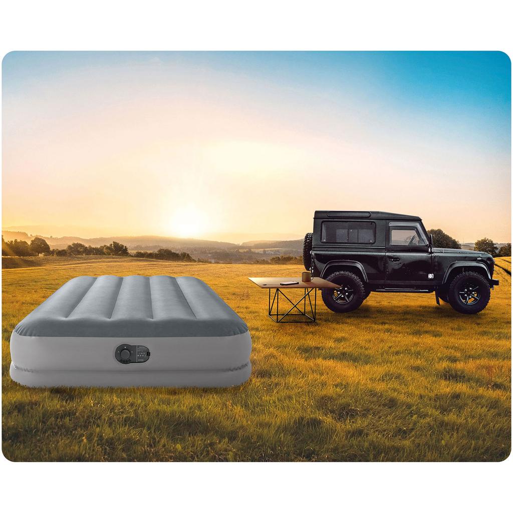 Intex 64112 Air Mattress 191X99X30Cm With Built-In Electric Pump