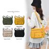 Korean Style Women's Washable Fashion Bag - Large Mommy Shoulder, Travel Backpack, Casual Crossbody