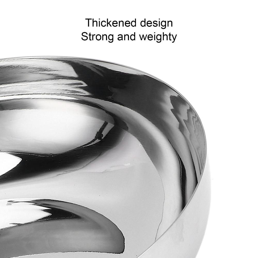 Rustless Steel Mixing Bowl Deep Basin Salad Bowl Multi Purpose Serving Bowl  Food Storage