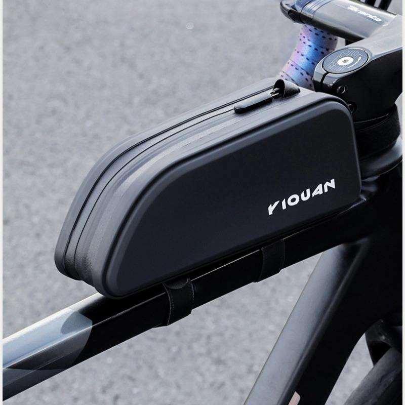 Large Capacity Bicycle Upper Pipe Bag Waterproof Mountain Bike Front Beam Package Road Bike Riding Package Bicycle Bag чёрный