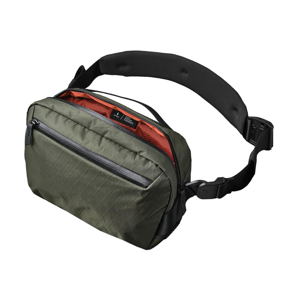 ALPAKA GO SLING Sling Bag, Shoulder Bag, Crossbody Bag, 5.5L, Travel, Business (Dark Green)