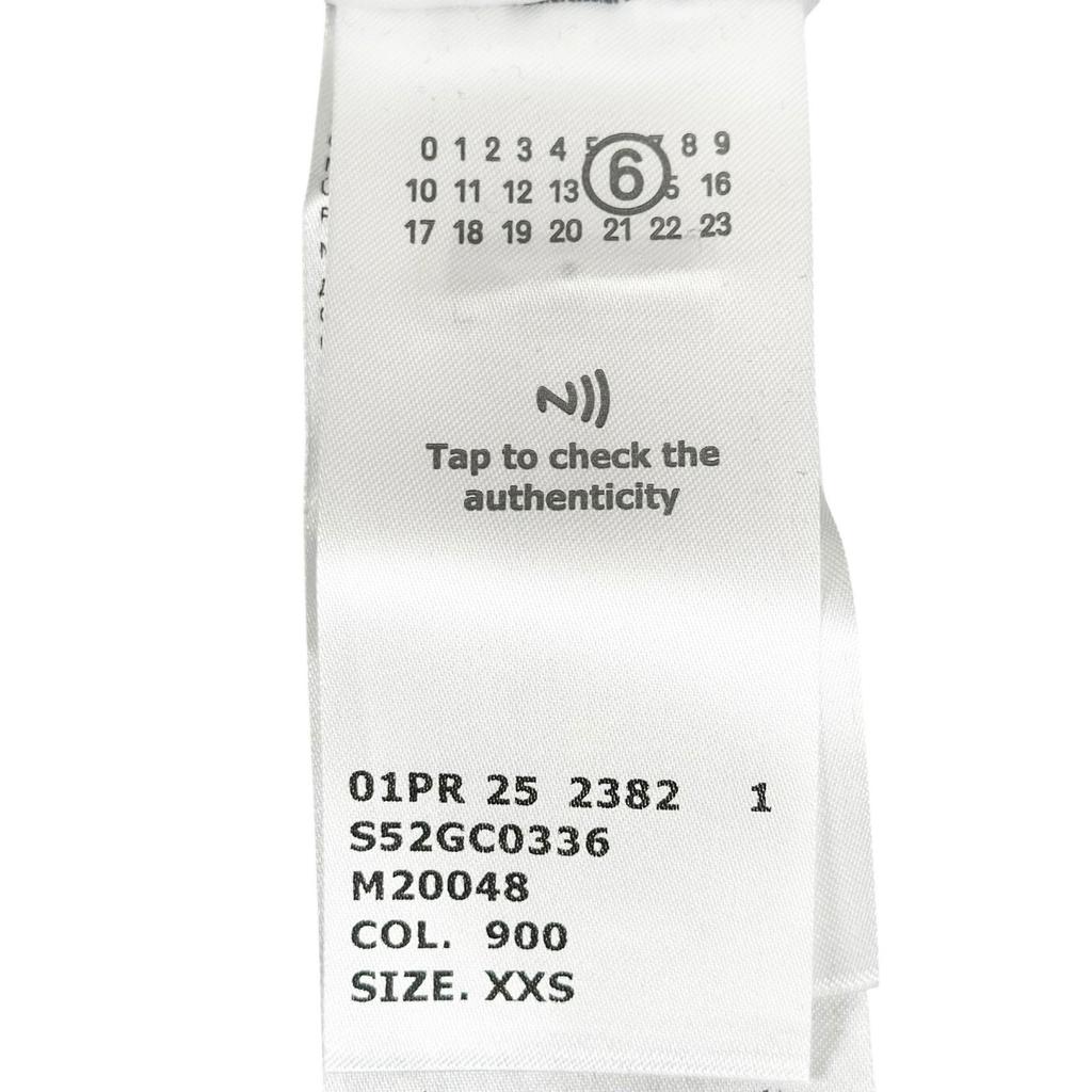 MM6 Maison Margiela Number motif S52GC0336 Short sleeve T-shirt black Women XXS Genuine used