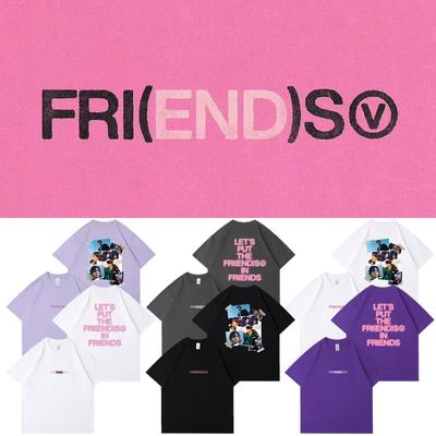 2025 FRIENDS Men T-shirt Brand Short Sleeve Print Tshirt Clothing Designer Luxury Women TShirt Fashion Summer Tops