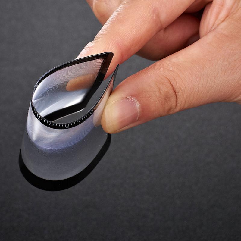 3X Magnifier Starter Portable Card Magnifier Camping Magnifying Glass Card Multi Tools Outdoor Survival Pocket Tools