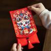Chinese New Year 2025 Red Pocket Spring Festival Lucky Red Pockets Fabric Red Envelop  New Year