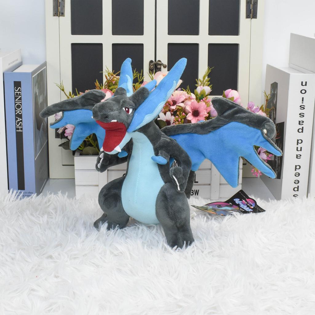 Mega Charizard X Mega Charizard Y Plush Anime Soft 2 Styles Cartoon Cute Stuffed Collectible Peluche Toys Christmas Gift Kids