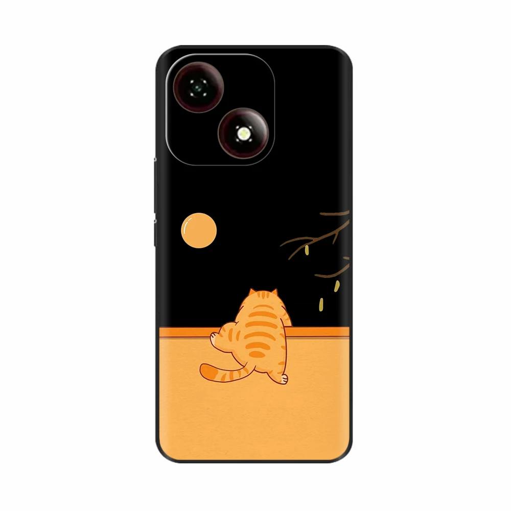 Stoßfeste Hülle für ZTE Blade A35e Z2466 Hülle Cartoon Silikon Stoßfänger Weiche Handyhülle für ZTE Blade A35 A35e A55 A75 Rückseite