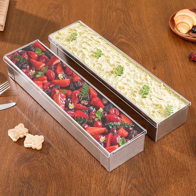 Tiramisu Forma na muffiny Nerezová forma na cheesecake Pečicí forma Obdélníková forma na dort pro narozeninový dort Dort Chléb Šifon Tiramisu