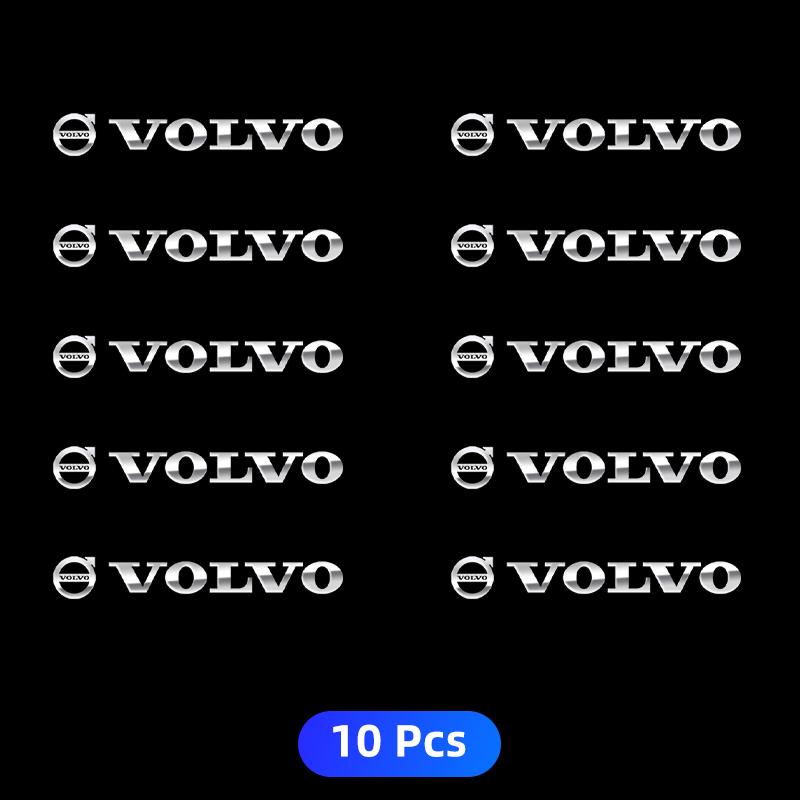 2/5/10pcs Car Logo 3D Metal Stickers Decorative Accessories for Volvo XC60 S90 XC90 S60 XC40 V60 V90 S40 Volvo EX30 C40 C70