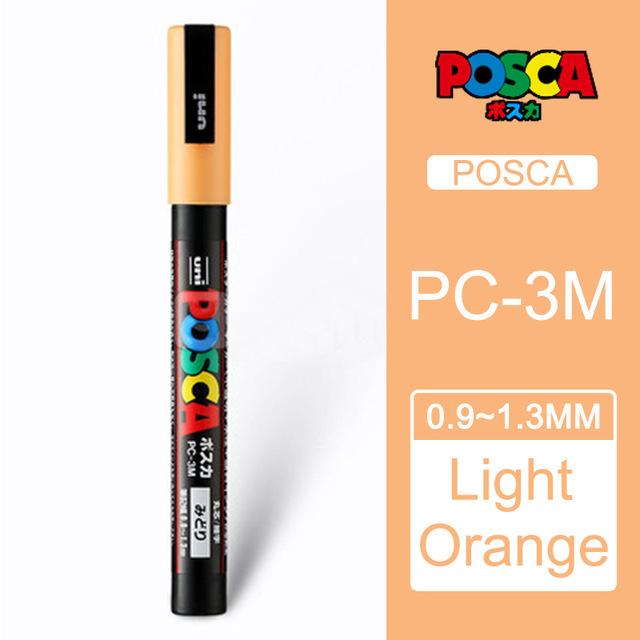 Uni POSCA Marker Farbstift, 39 Farben PC-5M/44 PC-3M/36 PC-1M, Acryl Steinmalerei Zeichnen Graffitti Marker Kunstbedarf
