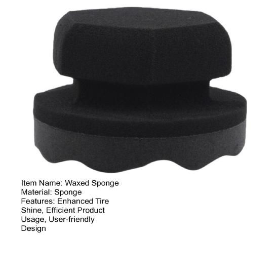 Flow Tire Shine Applicator for No-Drip Streak-Free Shine Reusable Car Truck Dressing Tool Professional Car Polishing Pads for Tire Shine