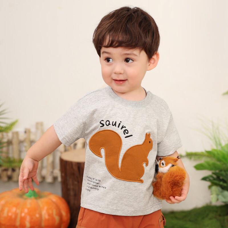 LUSON 2025 Summer Baby Boy Cartoon T-Shirt