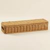 Rattan Storage Box with Lid Decorative Rattan Storage Box Lidded Wicker Basket Multi-Purpose Natural Wicker Organizer