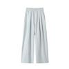 Milk husband pants women's Yamamoto small wide-leg pants summer thin drape casual ice silk grandma pants radish pants