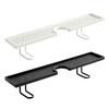 Bathroom Counter Shelf Draining Anti Slip Faucet Shelf Heavy Duty Hollow Out No Drill Bathroom Shelf  Bathroom Sink Organizer