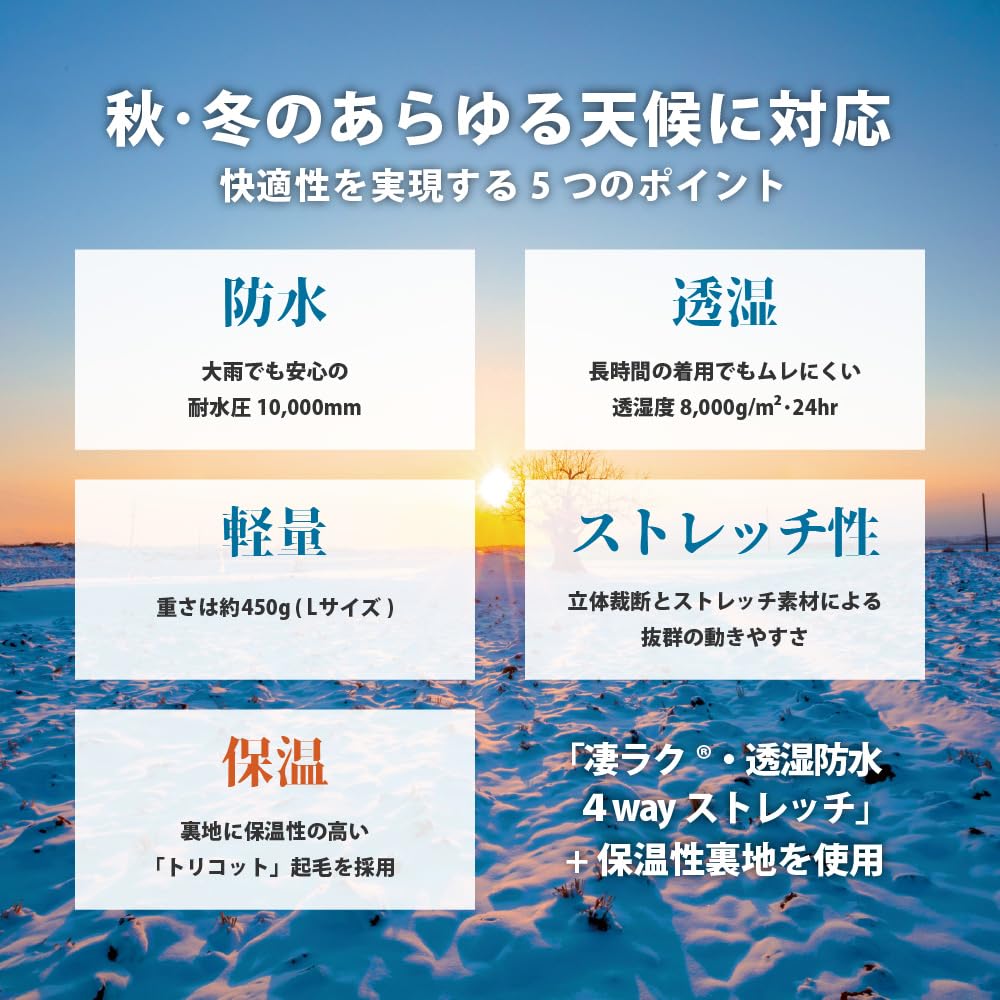 [DOCUMENT] Waterproof Thermal Rain Jacket, All-Weather Warm Jacket, Navy, Size LL