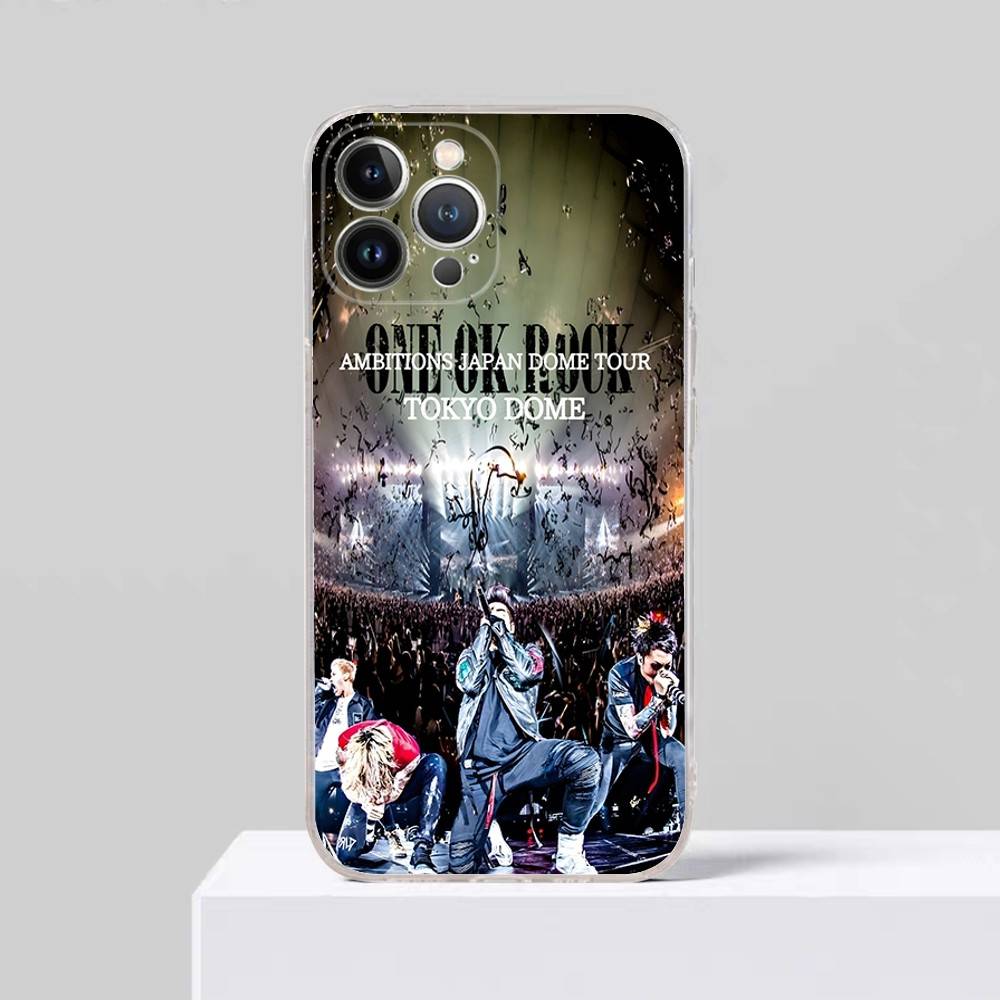 ONE OK ROCK Band Transparent Phone Case For IPhone 17 Air 16 Pro Max 15 14 13 12 11Plus Shockproof Cover