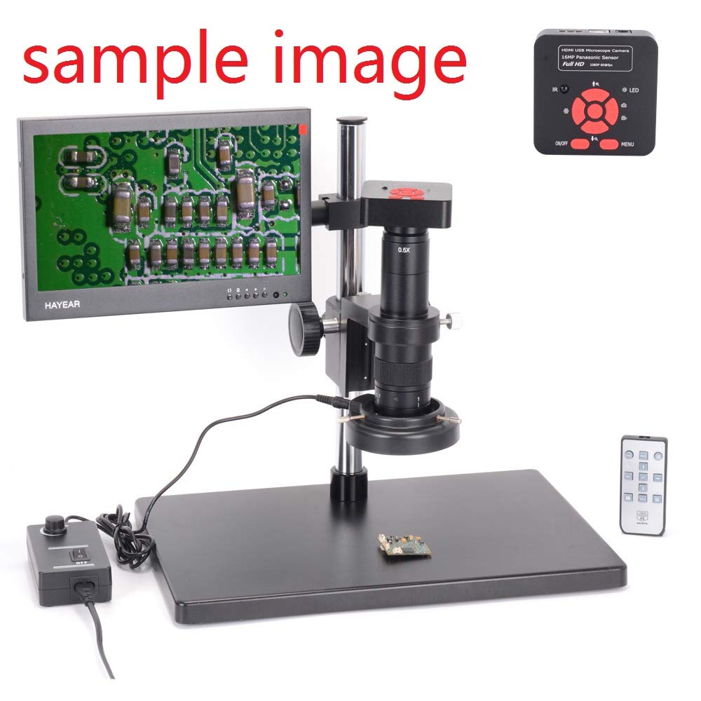 Big Heavy Duty Metal Boom Stereo Microscope Camera Table Stand Holder 50mm Ring