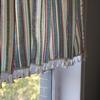 Country Farmhouse Window Decoration Drapery Curtains Cabinets Laundry Turquoise Bathroom Living Room Vintage Kitchen Half Curtain