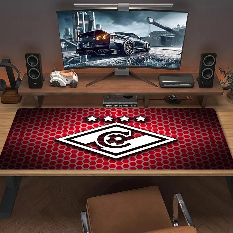 FC Spartak Moscow Color Mouse Pad Large Gaming Table Cushion Non-slip Laptop Tablet Big Mousepad XXL Mat Mini PC Playmat With Lock edge