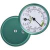 Mini Round Pointer Temperature Meter Hygrometer Double Pointer Hygrometer Indoor Outdoor Thermometer for Indoor Offices