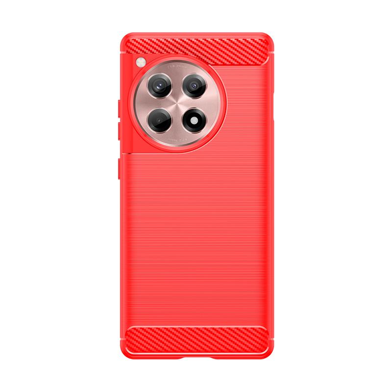 For OnePlus 12R Case Cover Oneplus 12R Capas New Shockproof TPU Phone Bumper Back Soft Silicone Carbon Fibre Fundas Oneplus 12R