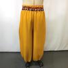 Ethnic Style Loose Lantern Pants - Solid Color, Casual, Plus Size