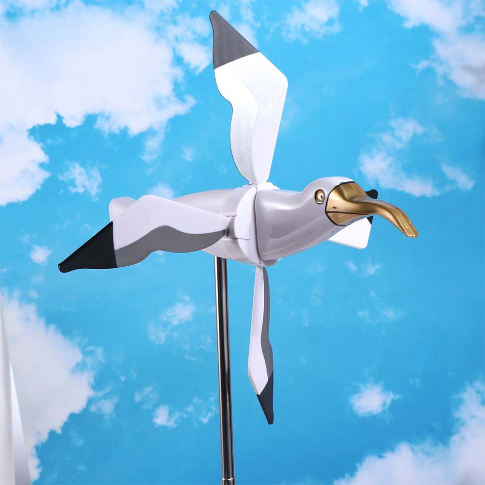 Weatherproof Bird Wind Spinners Stable Bird Shape Windmill Spinners  Holiday Yard Ornament