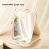 1PC Portable Compact Folding Makeup Mirror - Desktop Size, Suitable for Student Dormitories, Homes, with Storage Function
