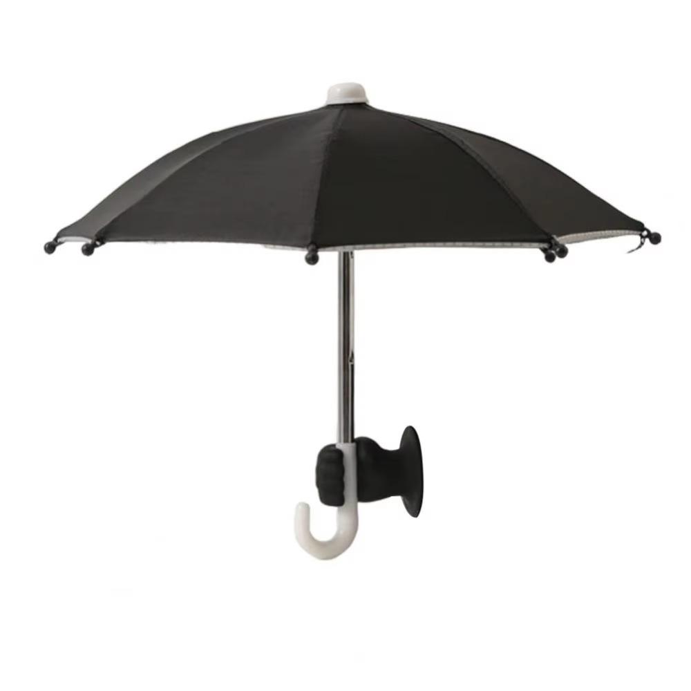 Phone Umbrella with Fist Suction Cup Sun Protection Universal Mini Windproof Sun Shade Mobile Phone Umbrella Phone Accessories