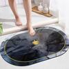 Luxury Simple Diatom Mud Bath Mat Bathtub Border Slippery Moisture-wicking Mat Bath Area Doorway Carpet Durable Durable