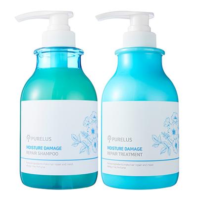 1+1 Mild-saure Kopfhautgeruchsentfernung für die ganze Familie, 02. Silikonfreies Shampoo 530ml + Kur 500ml, 1 Set