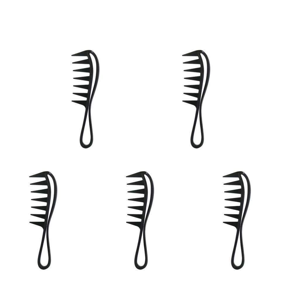 1/3/5PCS Barber Men Oil Comb Wide Tooth Shark Plastic Comb Hair Clipper Curling Hairdressing Comb Massage Barber Stlying Tools