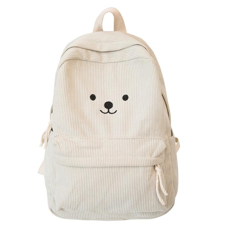

Мультяшный школьный рюкзак женский милый рюкзак для студентки рюкзак большой вместимости модный белый