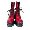 AGL (39) Women Lace up Boots Red Model D262512