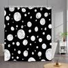Simple Line Geometric Modelling Shower Curtain Modern Creative Art Home Bath Curtains Polyester Fabric Bathroom Decor With Hooks